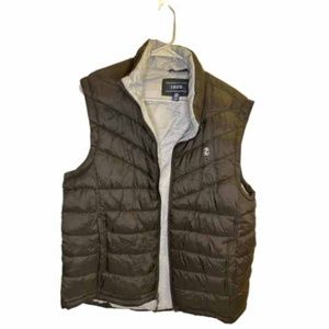 Izod Puffy Black Vest Size Large L